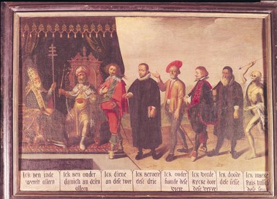 The Pope and Death by Flemish School